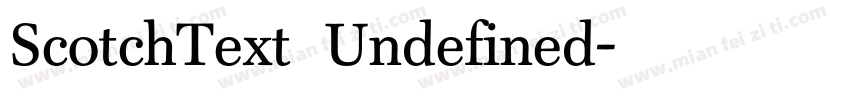 ScotchText  Undefined字体转换
